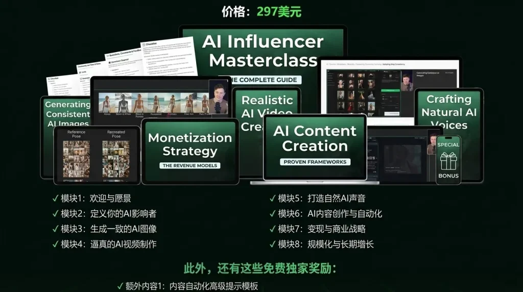 Ai网红虚拟角色数字人制作大师课1Li-Digital Art Education1Li