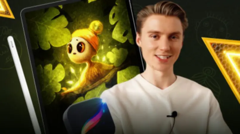 Udemy - Procreate书籍插画基础到高级1Li-Digital Art Education1Li