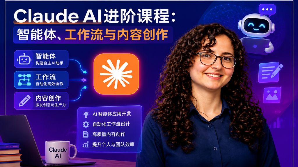 Claude AI进阶课程：智能体、工作流与内容创作1Li-Digital Art Education1Li
