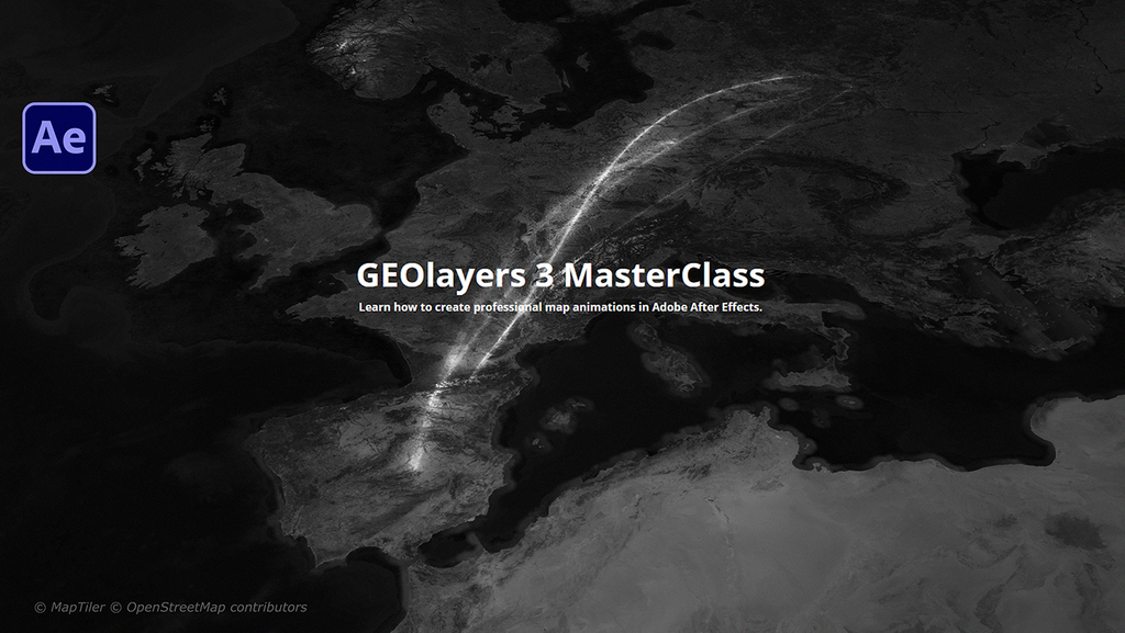 Teachable – AE地图动画制作大师班(GEOlayers v3)1Li-Digital Art Education1Li