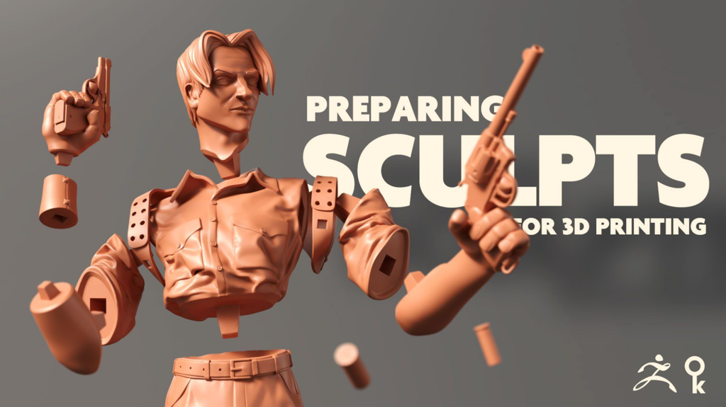 Skillshare - ZBrush 3D打印雕塑1Li-Digital Art Education1Li